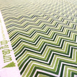 Over 3 yards for 15 Dollars,  Wrap It Up Green Chevron Quilting Fabric by Katie Miller Roskamp, Cotton Quilting Fabric, Green ZigZag Fabric