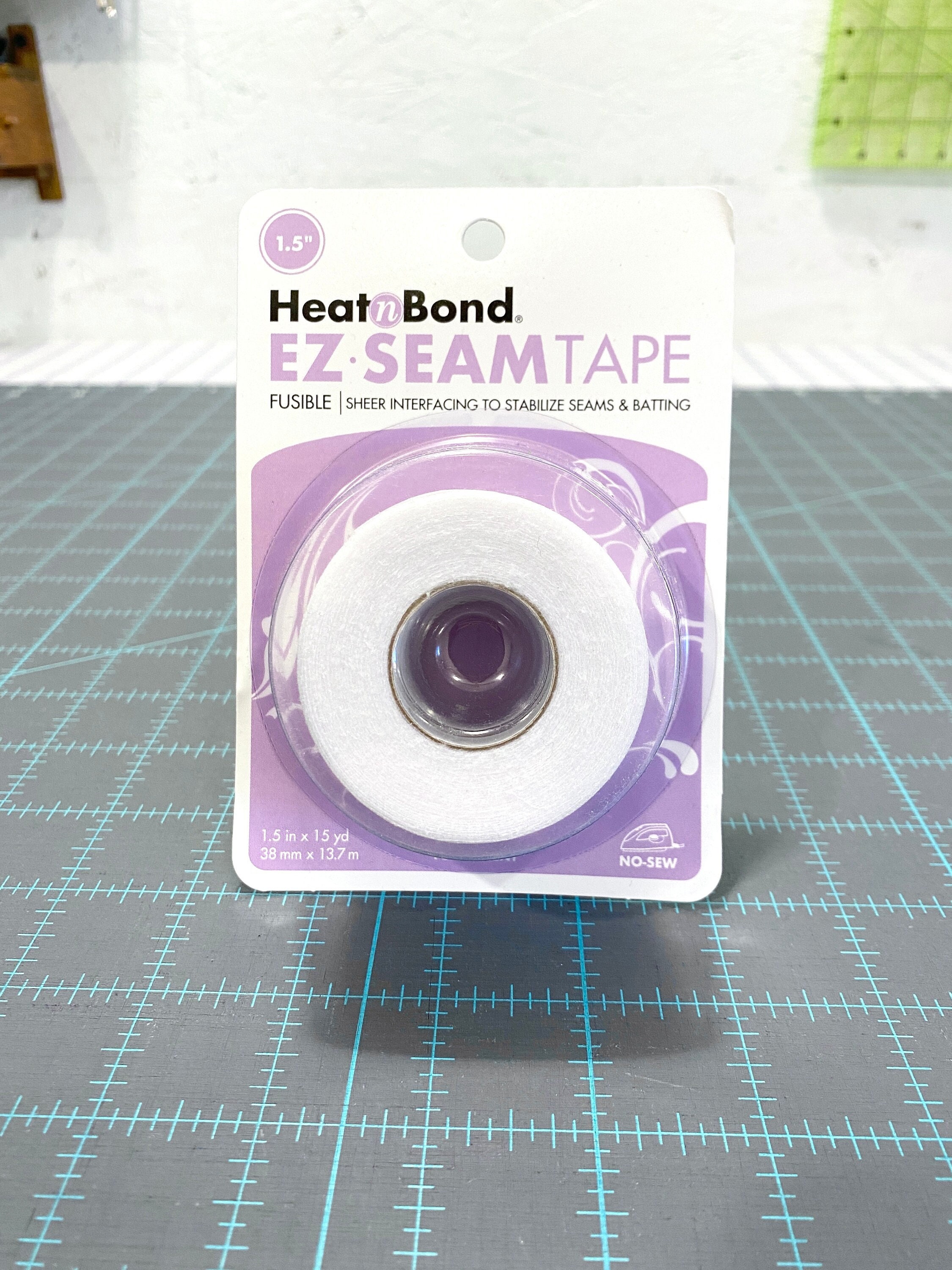 Iron on Adhesive Heat N Bond Hem No Sew Hemming Tape for Light