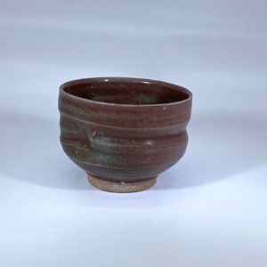 Red Stoneware Tea Cup Pot