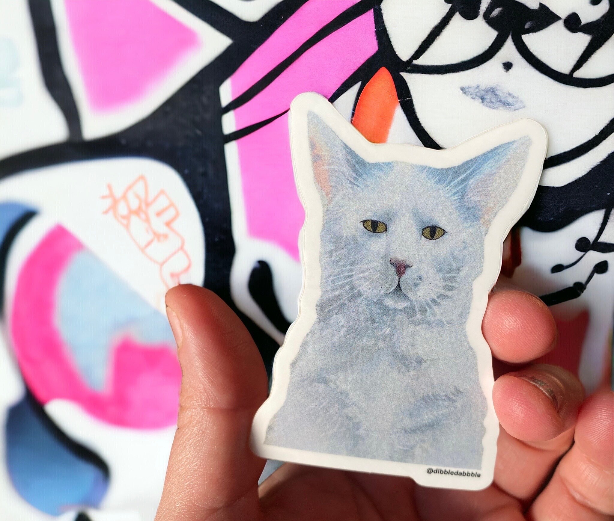 Illustrations Turned Sticker