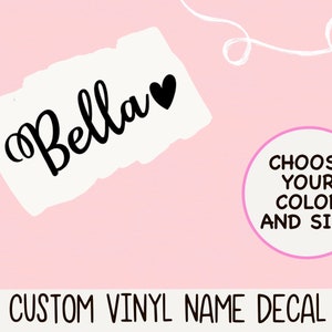 Custom Vinyl Name Decal