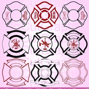 Firefighter SVG File, Fire Deptartment Svg Daddy Shirt Png Printable HTV Iron On SVG Files For Cricut, Maltese Cross Svg, Firefighter Svg