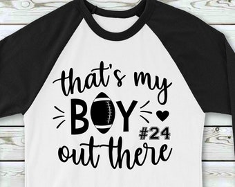 Mamma calciatrice SVG, design That's My Boy, trasferimento PNG DTF