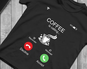 Coffee is Calling SVG, Cricut & Silhouette Cut Files (Digital Download)