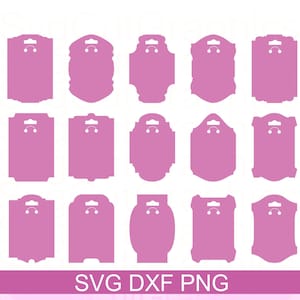 Keyring Display Card SVG 3" x 4.5", Cricut  Svg Keyring Display Card Template, Keychain Packaging Svg, Dxf, Png