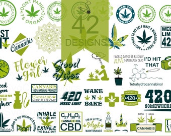 420 Cannabis SVG PNG Big Bundle, SVG Files for Cricut, Weed Sublimation(Digital Download)