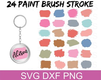Free Free Paint Brush Stroke Acrylic Keychain Svg Files Free