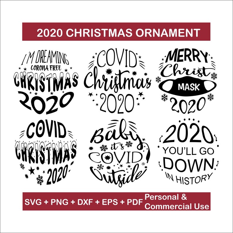 Download Christmas Ornament Svg Bundle 2020 Christmas Quarantine ...