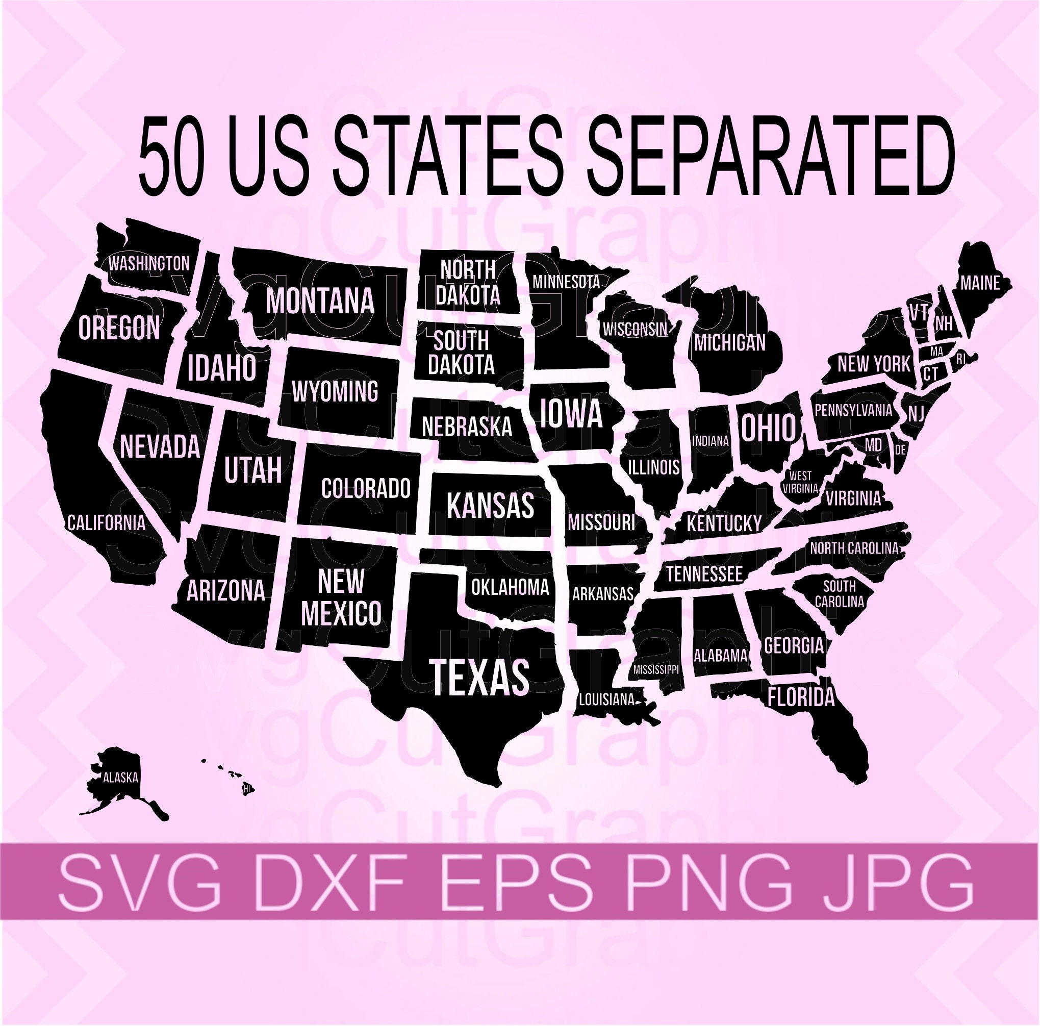 Download Separated United States Svg Files 4th Of July Svg American Etsy