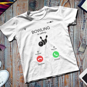 Bowling är att kalla SVG, DTF PNG, sublimeringsdesign bild 2
