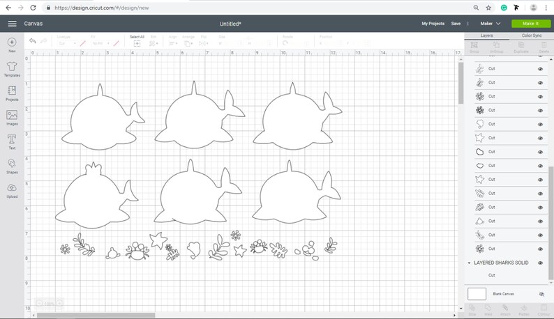 Download Family Baby Shark Character SVG PNG Layered Baby Shark Svg ...