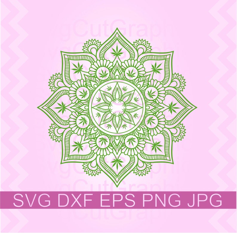 Download 145+ Weed Mandala Svg SVG PNG EPS DXF File