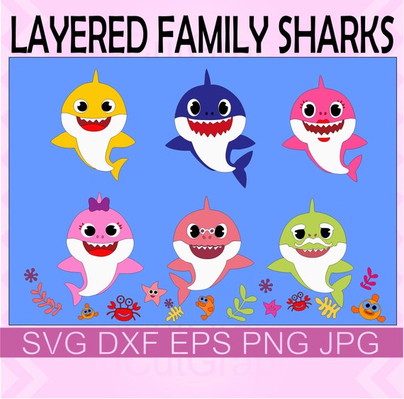 Download Baby Shark Svg Free Black And White - Layered SVG Cut File - Free Fonts and Popular Downloads ...