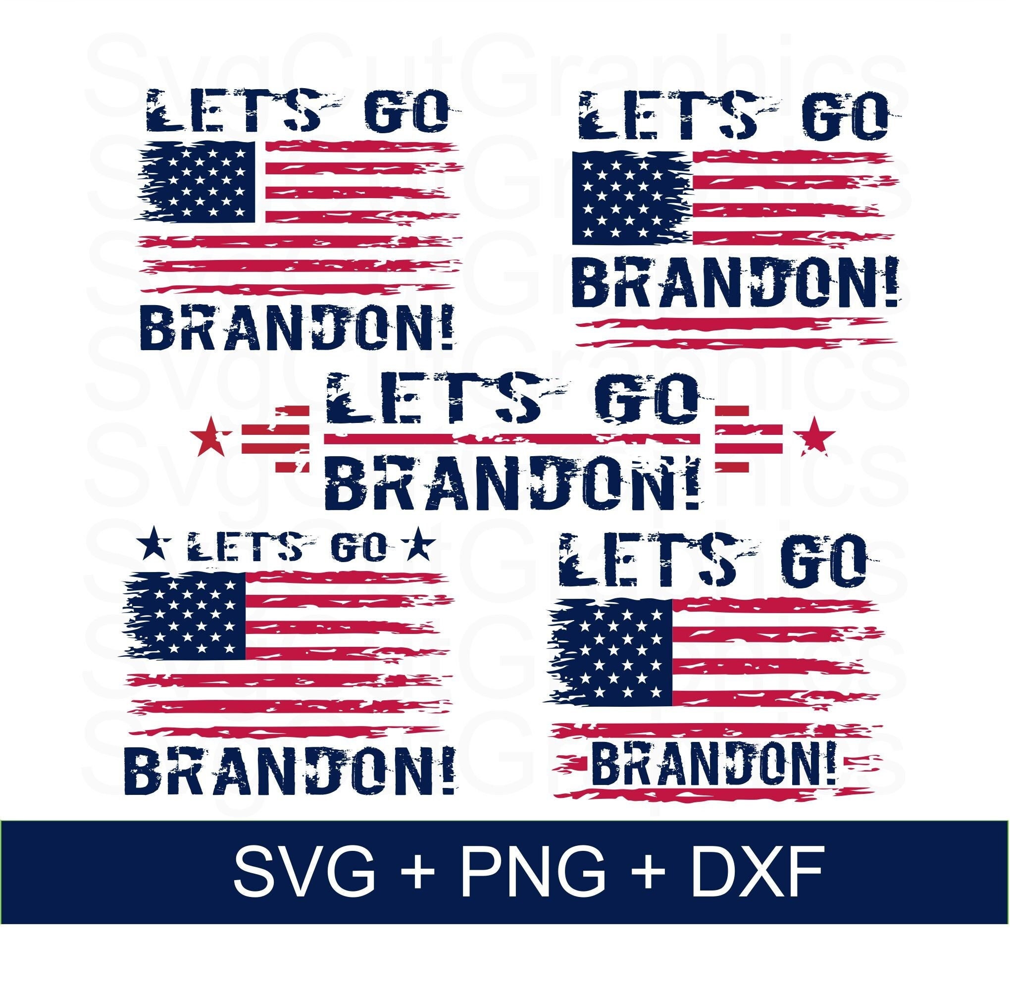 Let's Go Brandon Flag SVG, FJB SVG for Shirt