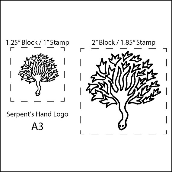Serpent S Hand Logo Etsy