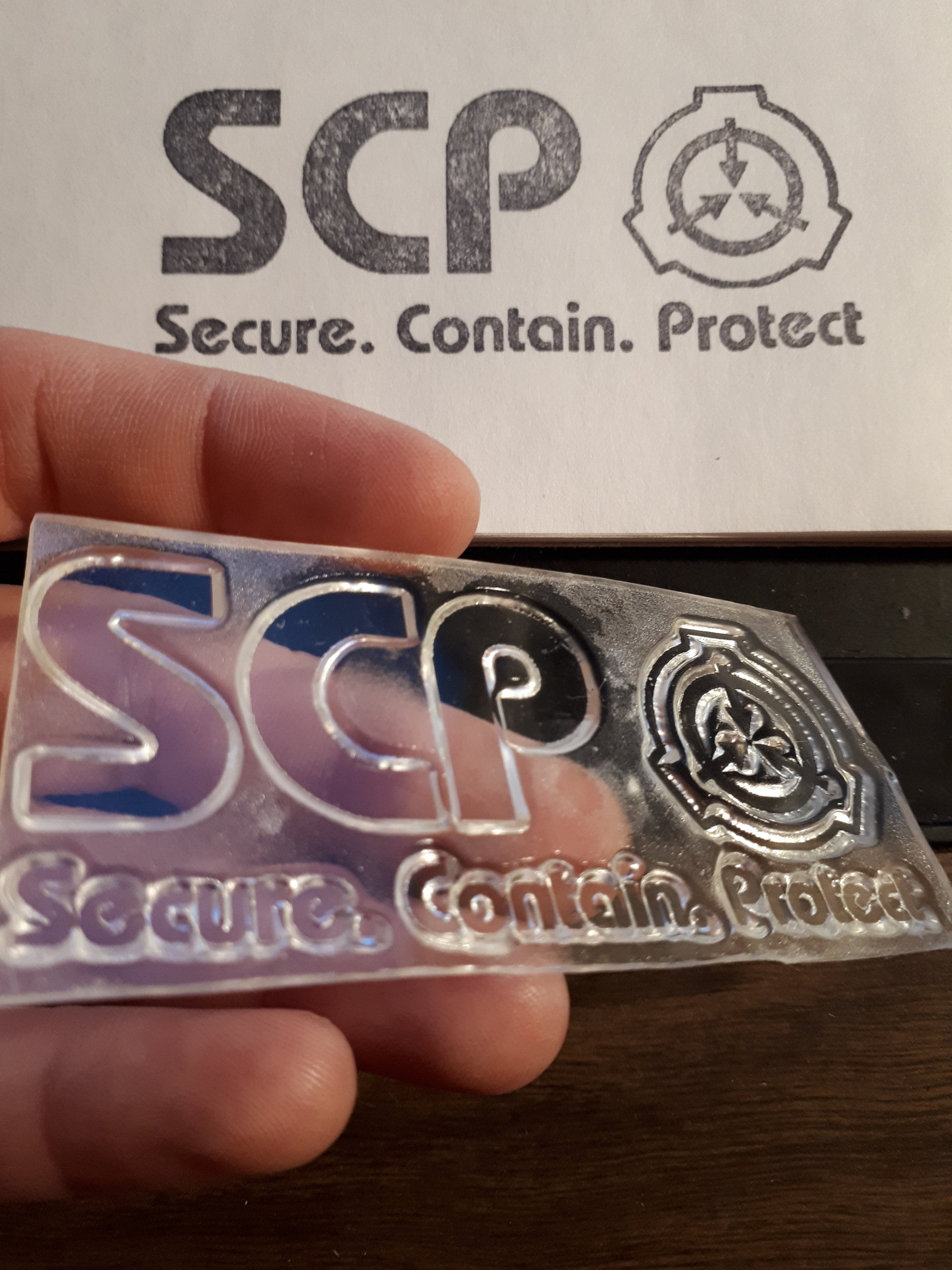 SCP Foundation Logo - Text