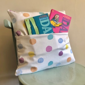 Roald Dahl BFG Big Friendly Giant Cushion Cover | Story Book Pocket Pillow | Nursery Decor | Home Interior | Baby Shower Gift | Kids Room