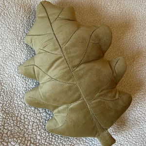 Oak Leaf Cushion | Autumn Fall Decor | Woodland Nursery Decor | Fall Leaves | Nature Pillow | Fairy Magic Prop | Wicca Pagan Witch Whimsical