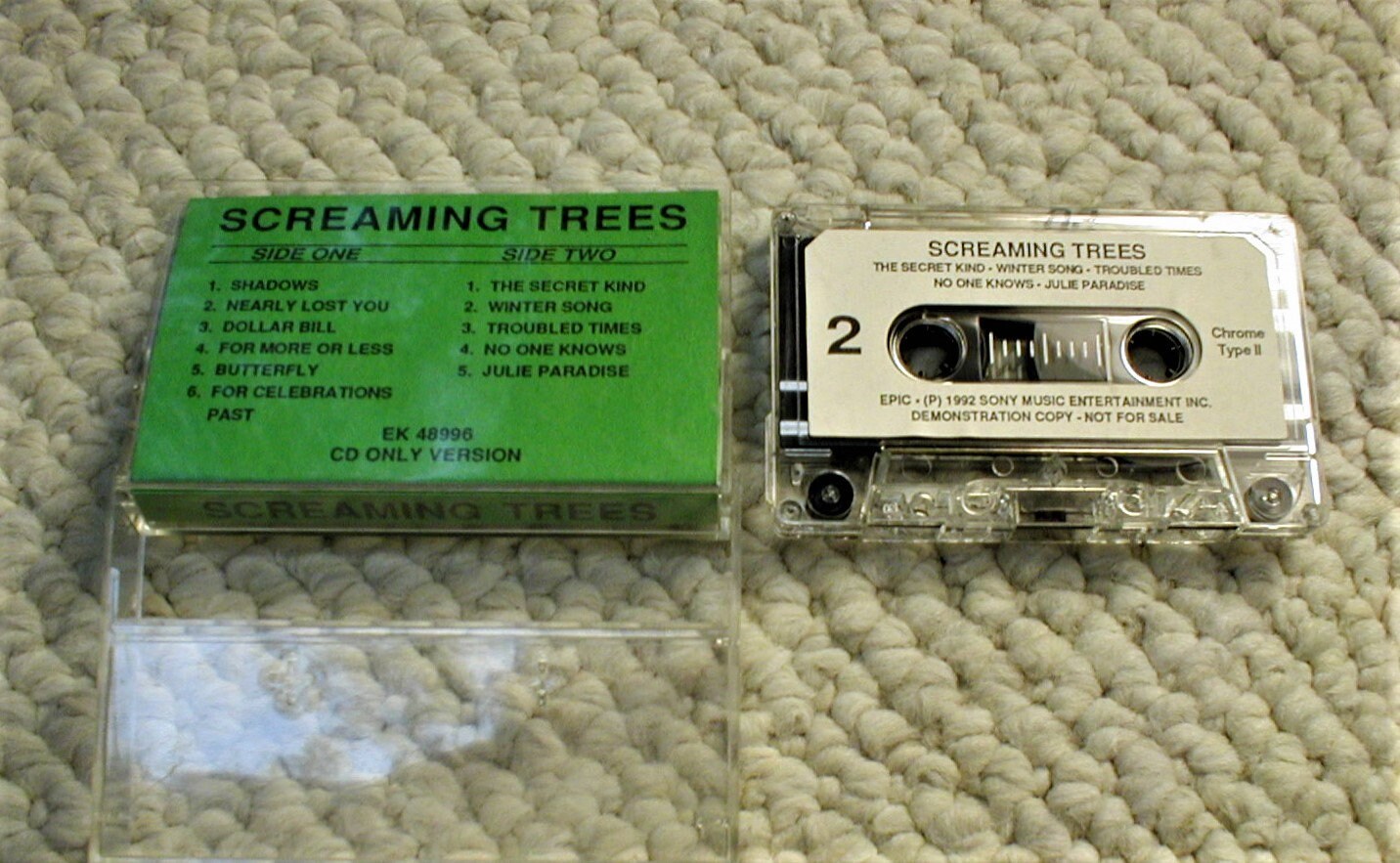 Download Mega Rare 1992 Screaming Trees Demo Cassette Tape Sweet Etsy