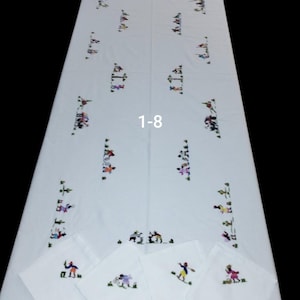 Hand embroidered tablecloths Crafts from Madagascar