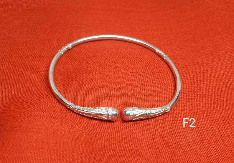 Bracelet Jonc En Argent Massif Vangovango Gasy – Détails Or – Marque SoaArtShop – Neuf Avec étiquettes – Pureté 950/1000