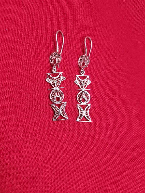 Boucles D'oreilles Créoles Vangovango Gasy - 30 Mm En Argent Massif Soa - Neuves Avec étiquettes