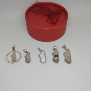 Madagascar pendants of your choice in 925/1000 silver