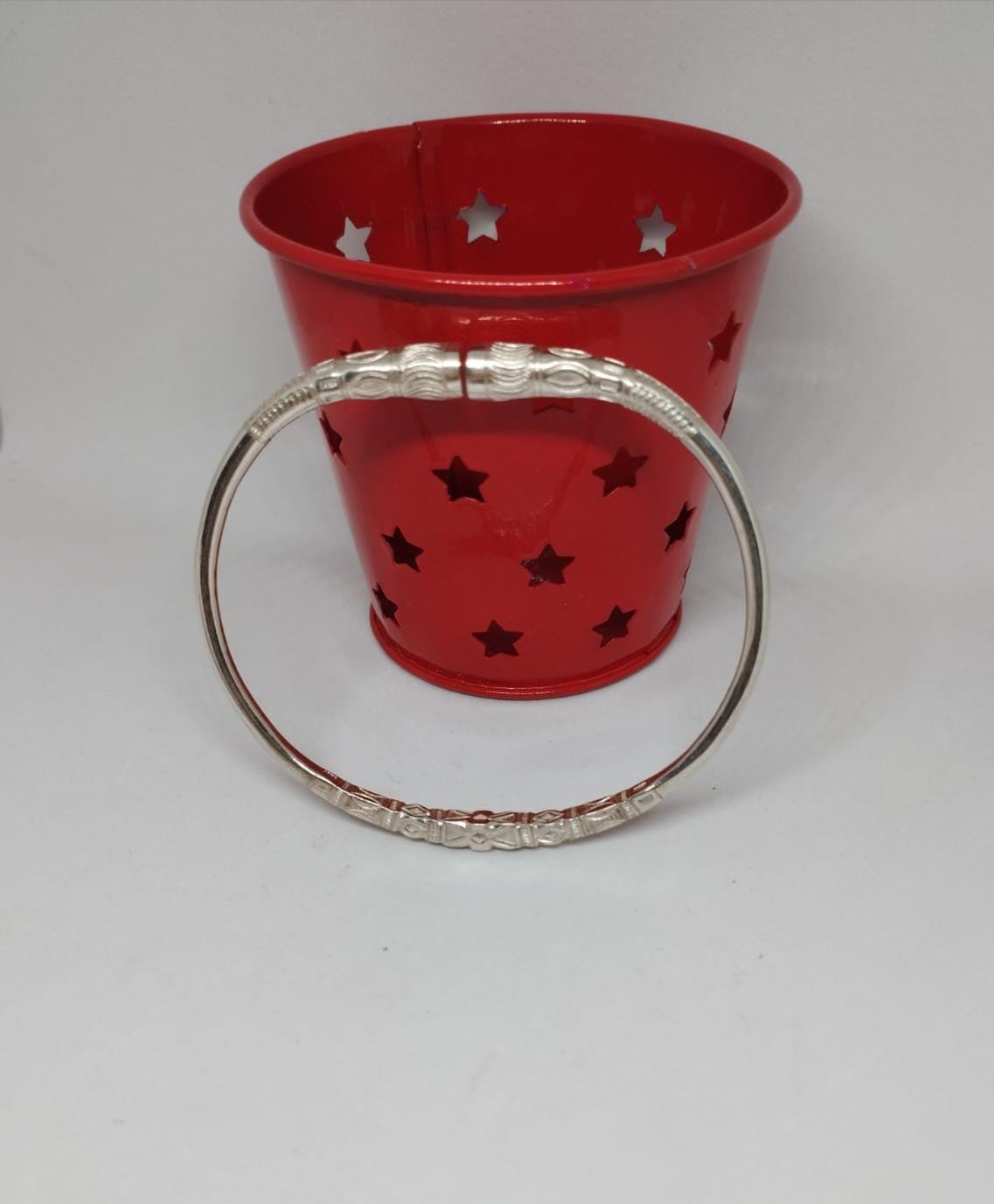 Bracelet Jonc Homme En Argent Massif Taillé Mains - Création Vangovango Gasy, Référence Assiliyah