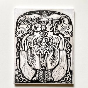 Genetic Code - Hand-made canvas print