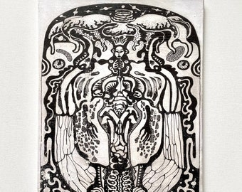 Genetic Code - Hand-made canvas print