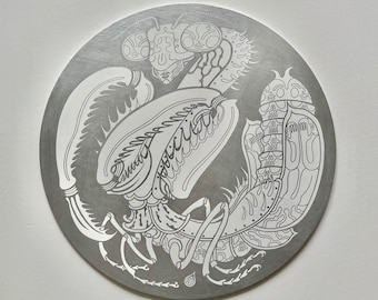 Demonic Mantis - Original Art