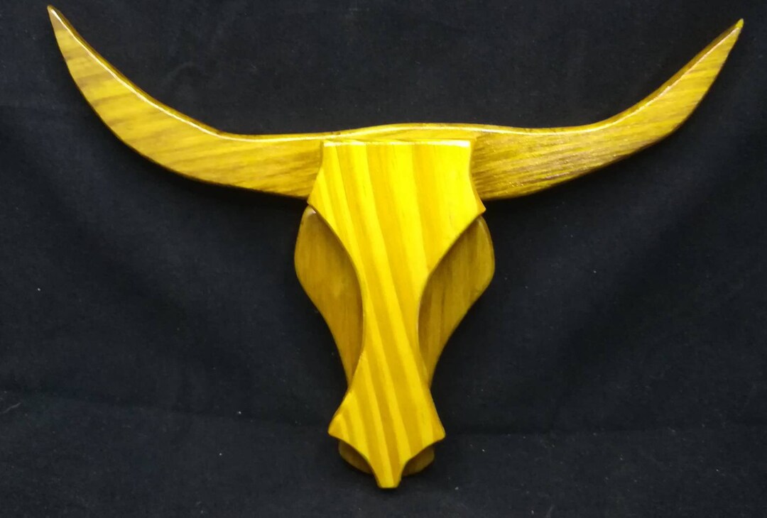 Longhorn Bull 3D Wall Hanging Game Room Man Cave Cabin Home - Etsy