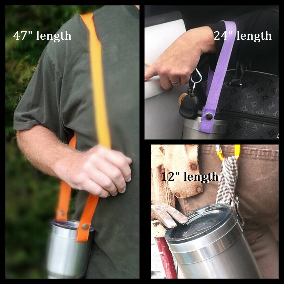 FREE SHIPPING Yeti Holder Tumbler Carrier Cup Sling Coffee Etsy