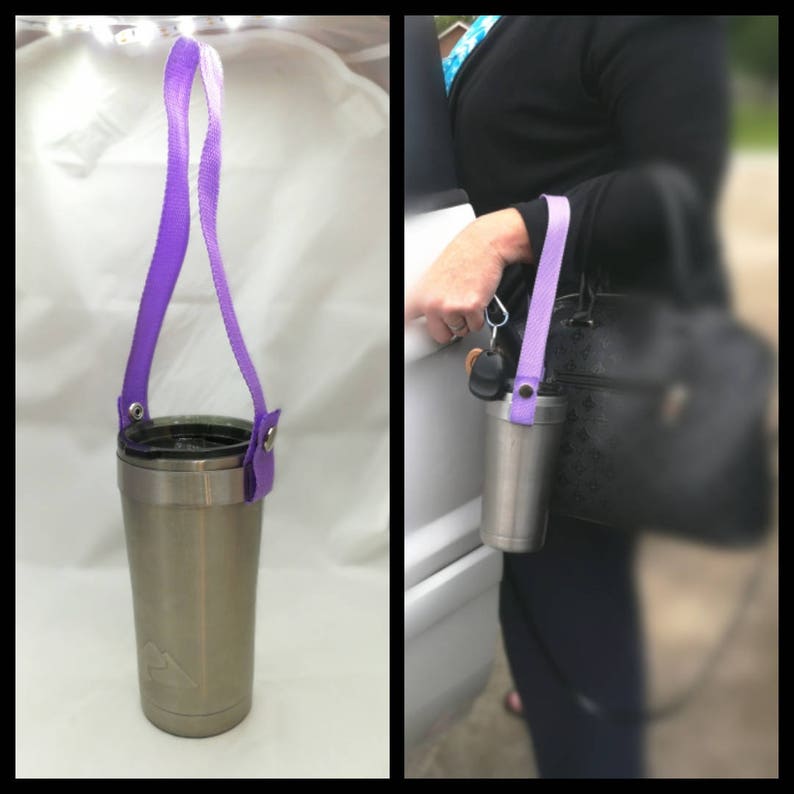 FREE SHIPPING Yeti Holder Tumbler Carrier Cup Sling Coffee Etsy