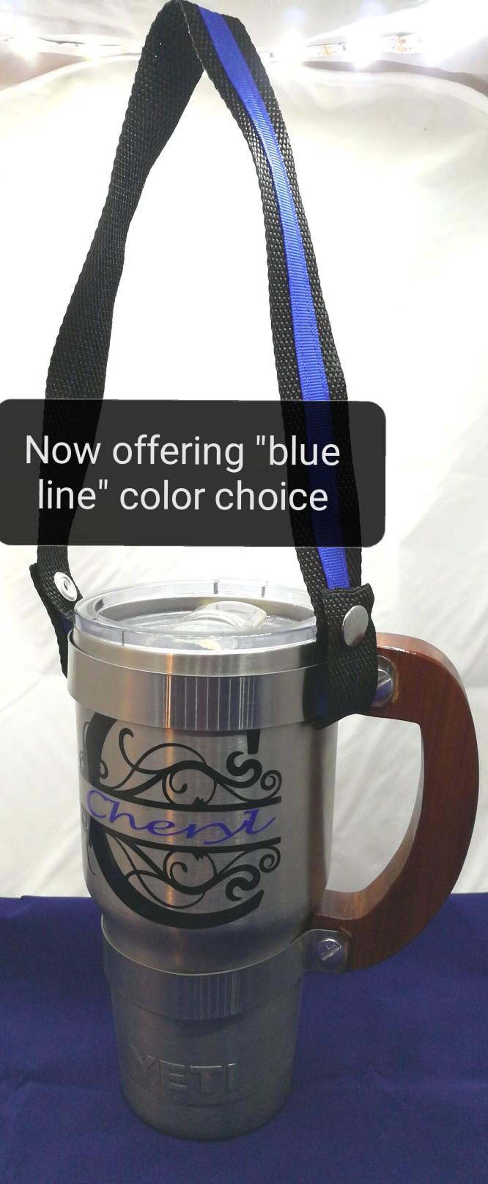 Tumbler Tote STRAP or Extender Yeti Holder Tumbler Carrier Etsy