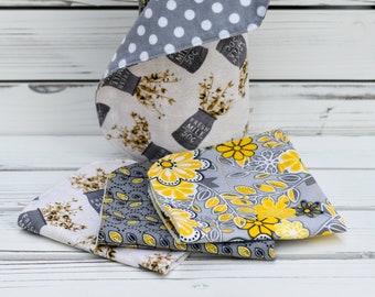 Toallas reutilizables sin papel, resistentes, de doble capa, 100 % algodón, 29,5 cm cuadrados, costuras resistentes, bordes con acabado profesional, fabricadas en EE. UU.