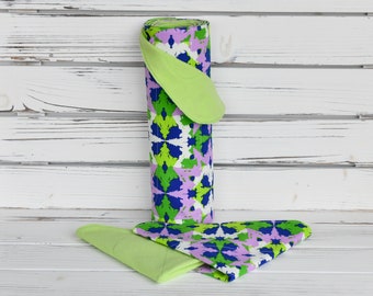 Kaleidoscope Reusable Paperless Towels ~ Heavy Duty 2 Ply ~ 100% Cotton ~ Durable ~ 11.5” ~ Professionally Finished Edges ~ Made in the USA