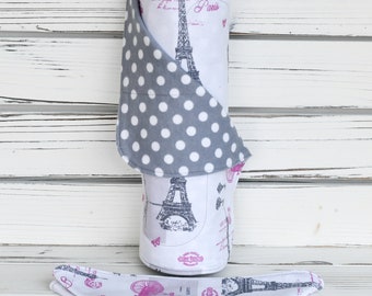 Toallas sin papel reutilizables Paris ~ Heavy Duty 2 capas ~ 100% algodón ~ Durable ~ 11.5" Square ~ Bordes con acabado profesional ~ Fabricado en los EE. UU.