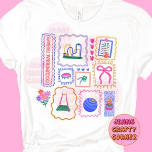 Colorful preppy  Occupational Therapy PNG design - Trendy PNG-  ot gift - occupational therapist shirt -Coquette Png, Health care worker