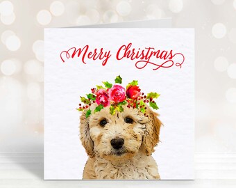 Cockapoo Christmas Card - Xmas Cards - Gift for Cockapoo Lover