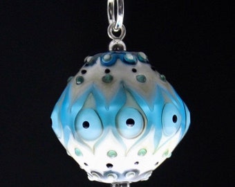 Collar con colgante de cristal de Murano hecho a mano • Joyería única con cuentas de vidrio soplado