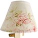 Shabby Cottage Chic Floral Night Light-Pink Floral Lamp Shade-Kids Room-Nursery Lampshade-Girl bedroom-Custom Made-To-Order Night Light