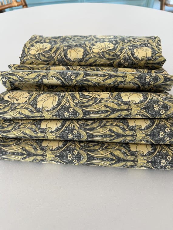 Sold Individually -Floral Pleated Gathered Lampshade -sconce chandelier shade-Custom Made-To-Order-Multiple sizes-William Morris