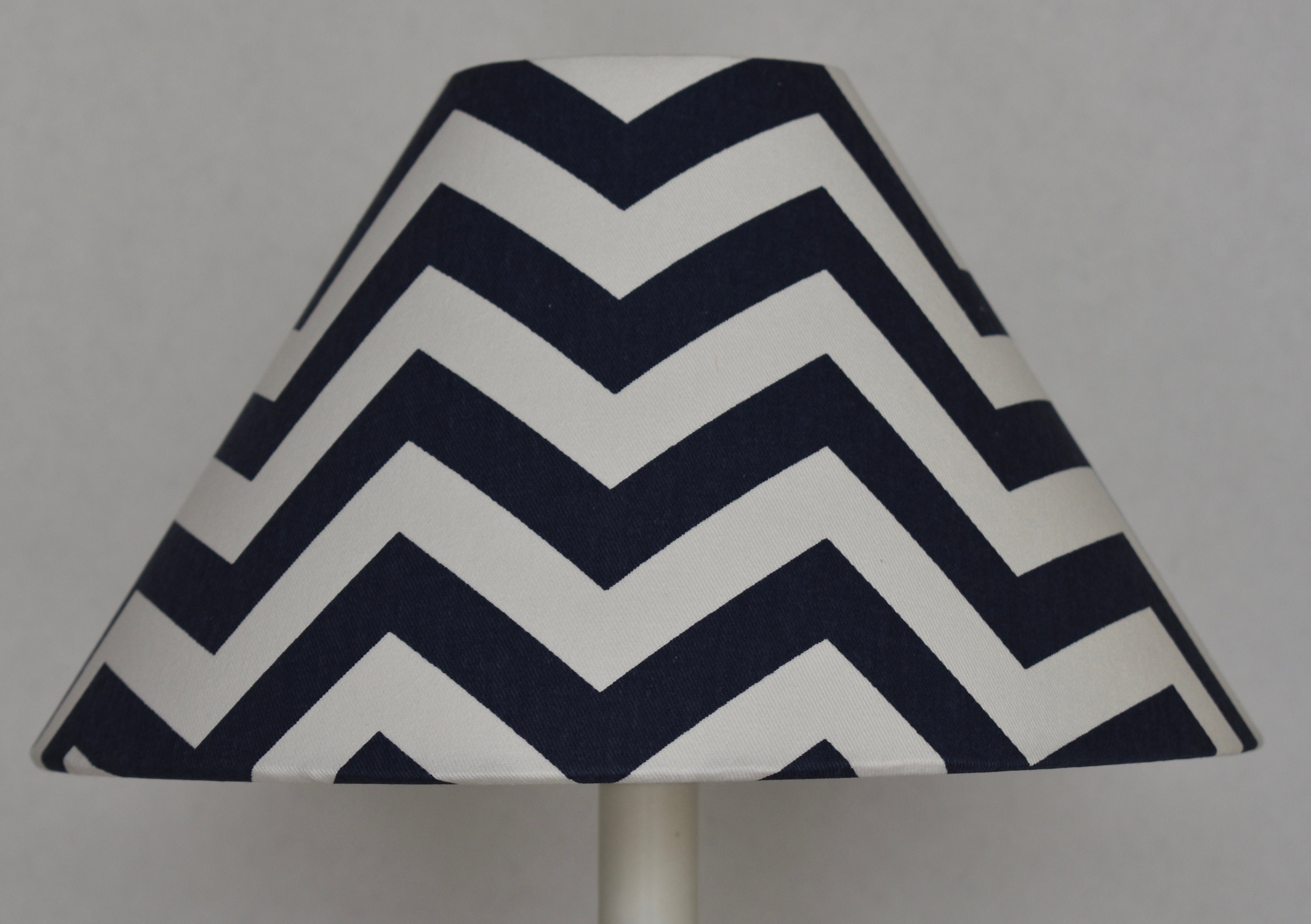 Chevron Lampshade Navy And White Lamp Shade Baby Boy