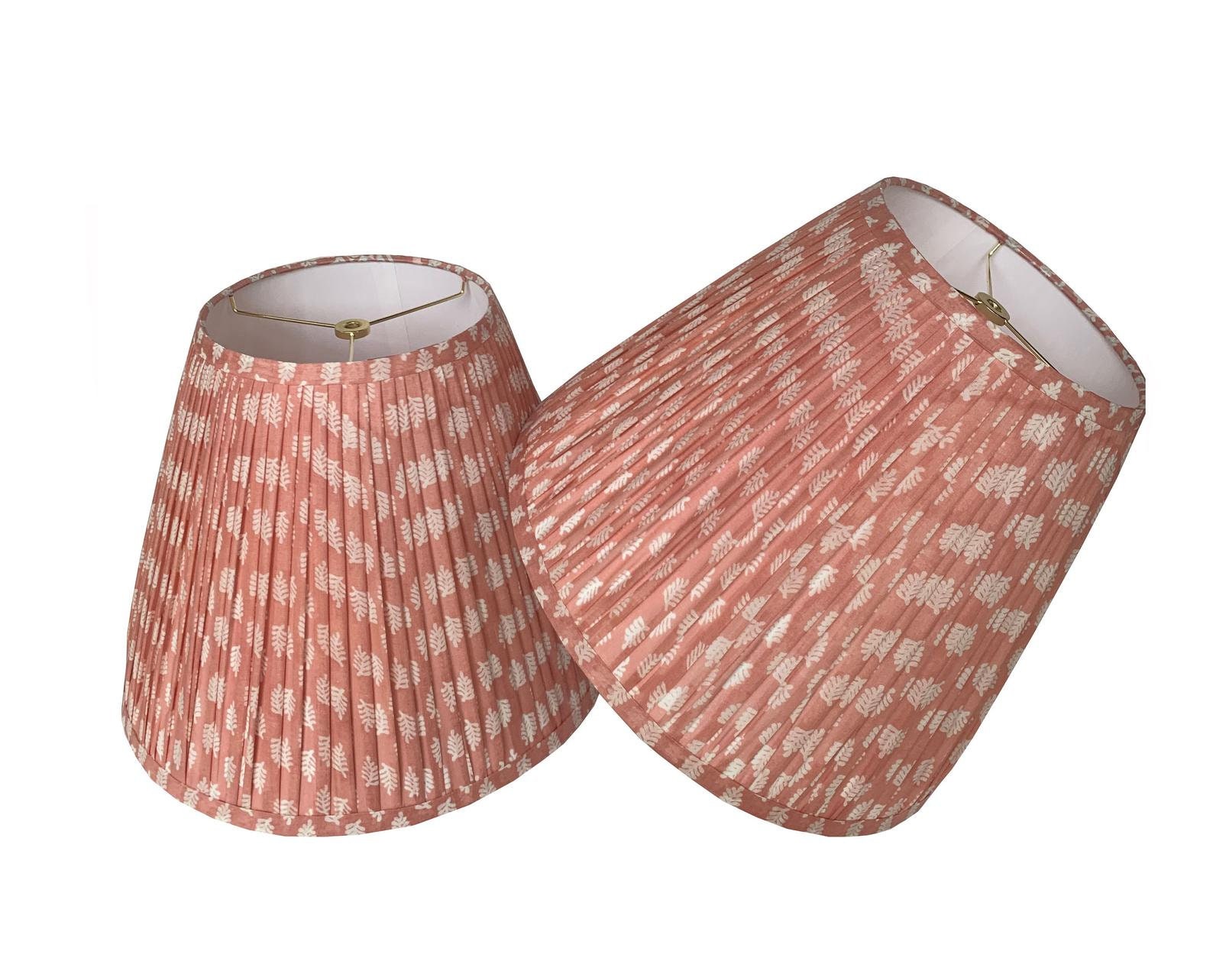 Pleated LampshadeRose Lamp ShadeFloral Pleated sconce chandelier