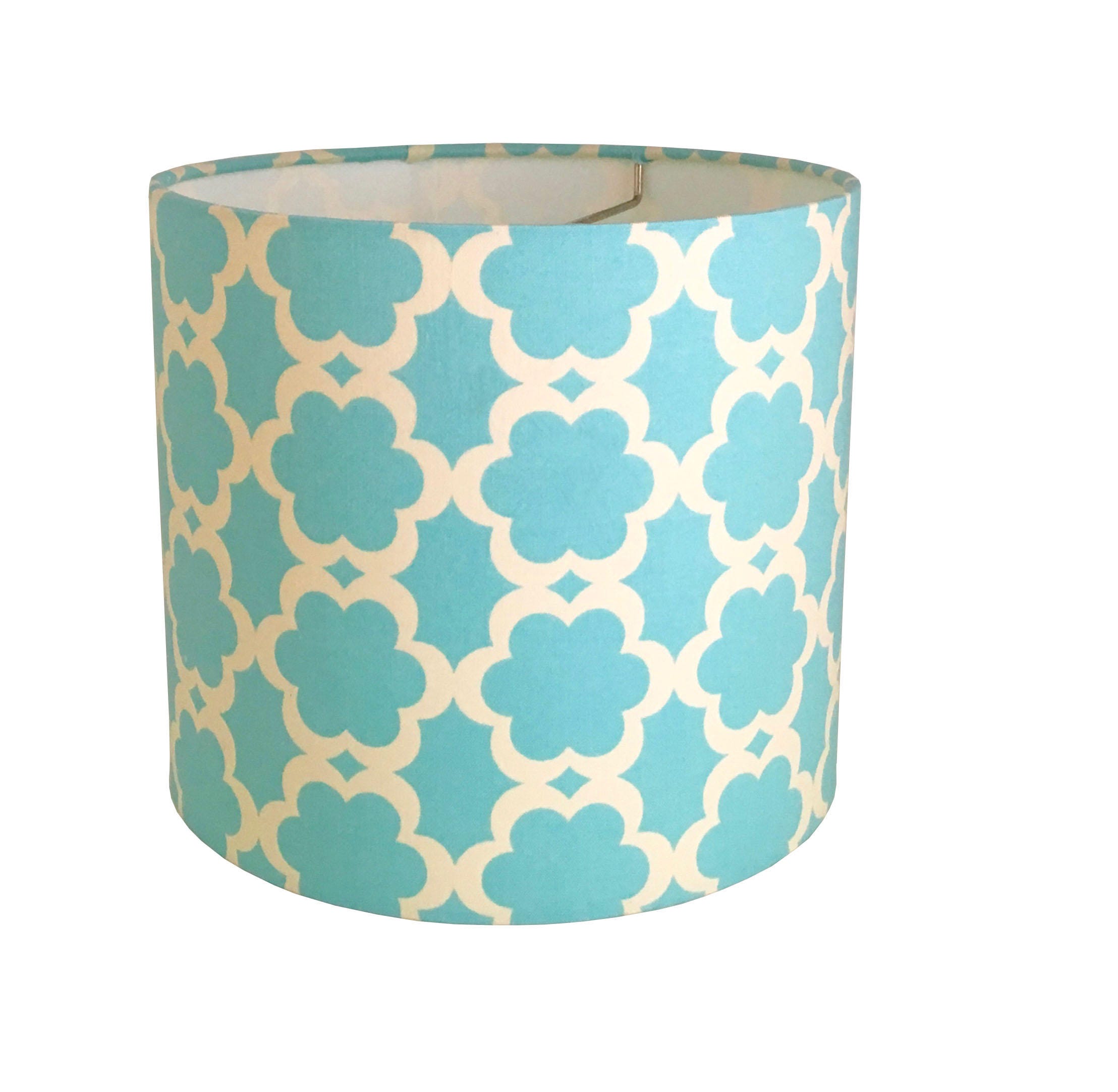 Aqua Ivory Lampshade Ari Garden Tarika Lamp Table Girl Room