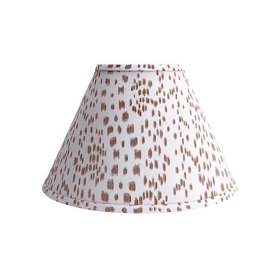 Tan Les Touches  Lampshade: Custom Sconce Chandelier Shade-Multiple Sizes