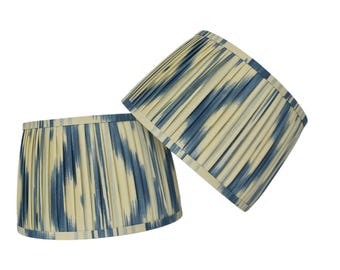 Custom Listing -2 Pleated  Lampshades  – COM (Fitting and Fabric)