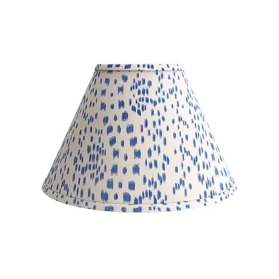 Blue Les Touches  Lampshade: Custom Sconce Chandelier Shade-Multiple Sizes