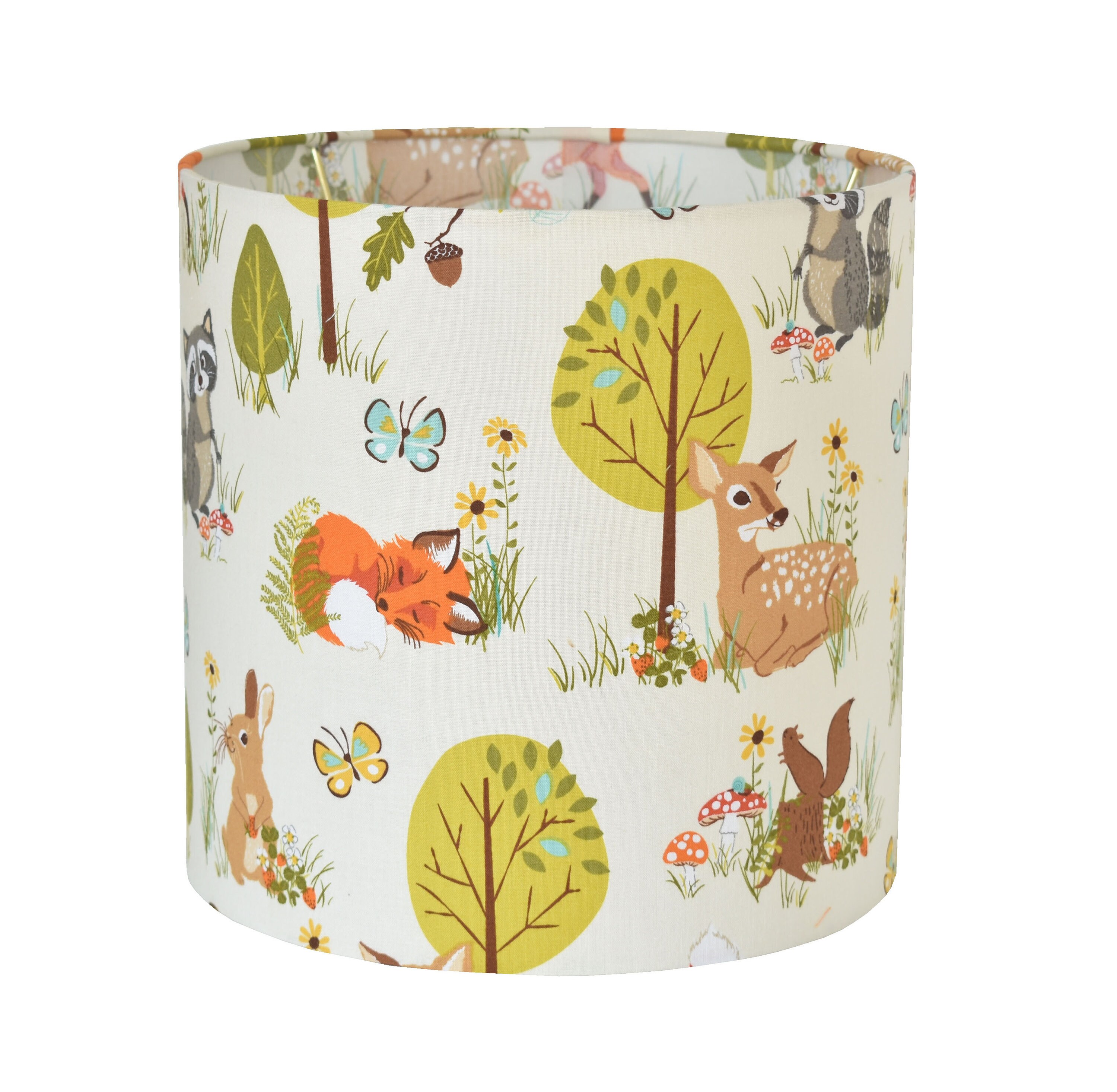 woodland lampshade nursery
